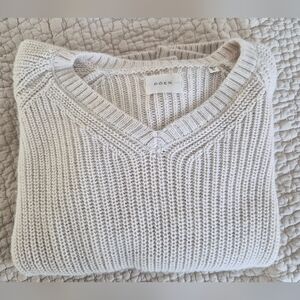 DOEN V-Neck Cream Sweater